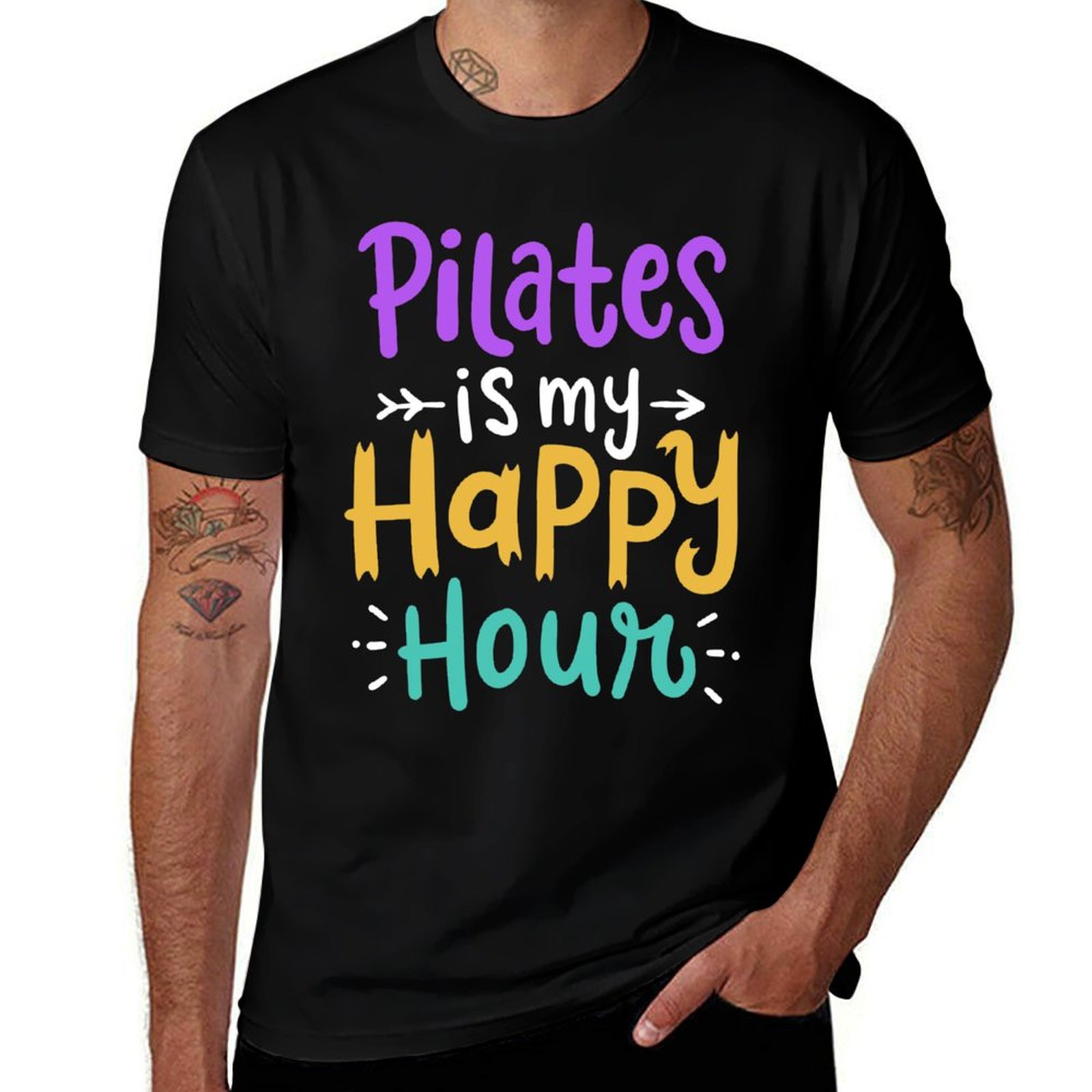 Yoga Fitness Holiday - Pilates Yoga Workout Fitness Oefening T-Shirt