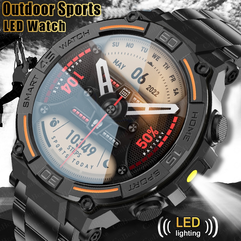 Gym Floor Mats - Outdoor Militaire Robuuste Smartwatch Heren GPS