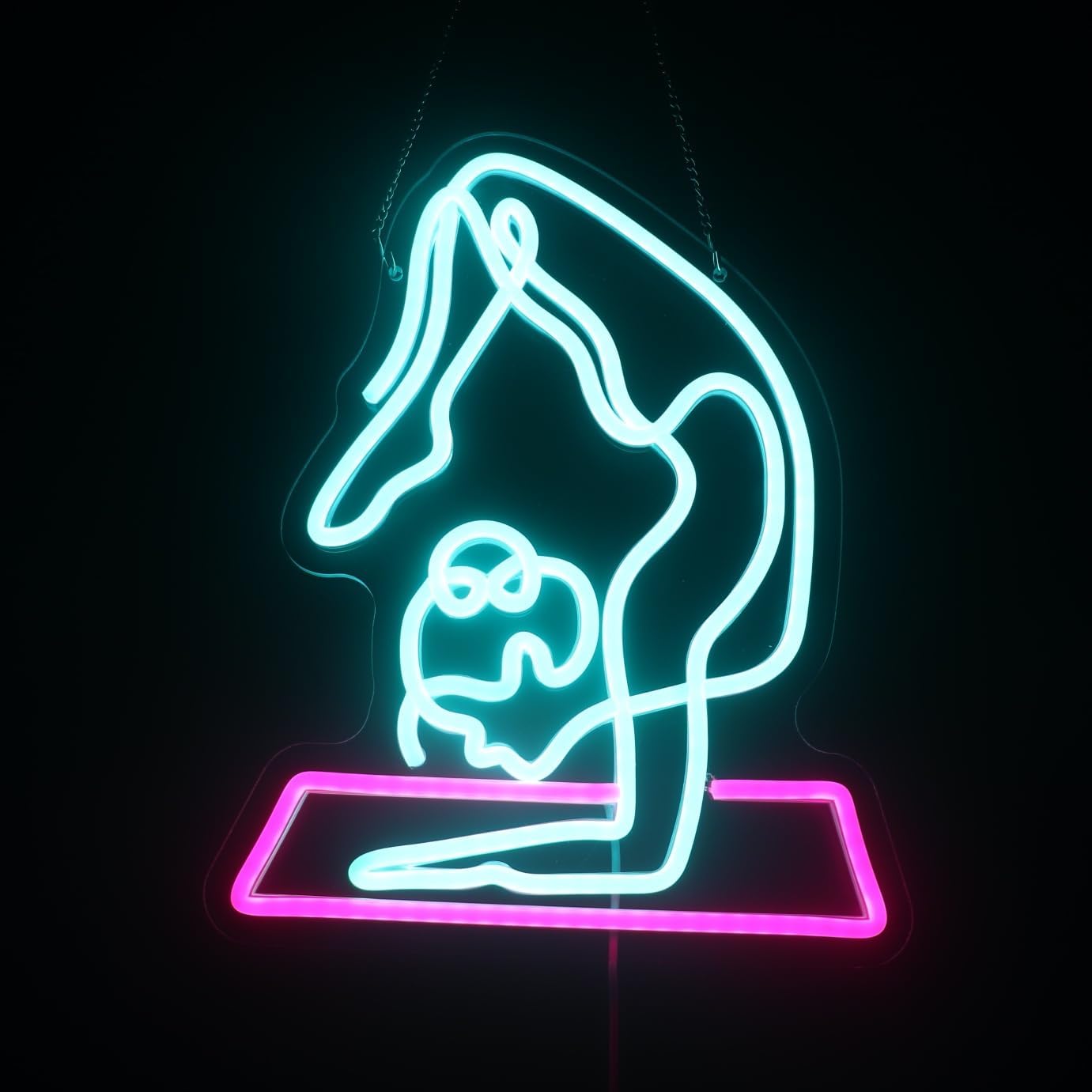 Yoga Fitness Rooms - Yoga Neonbord Dimbaar Led Wandlamp Fitnessruimte