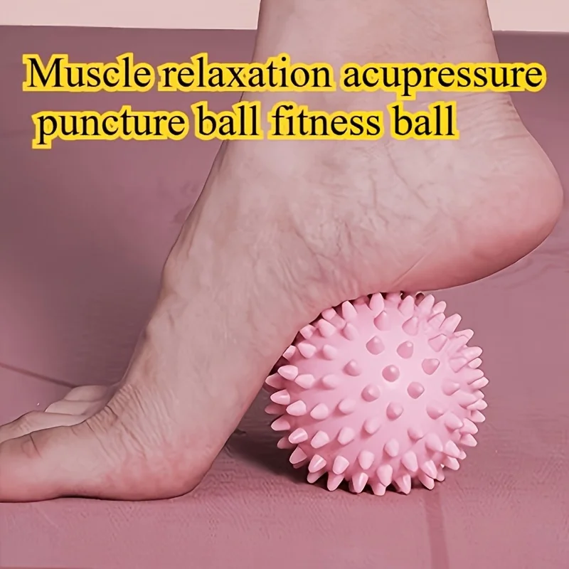 Yoga Fitness Holiday - Spiky Yoga Fasciaal Voetmassagebal, Draagbare Diepe