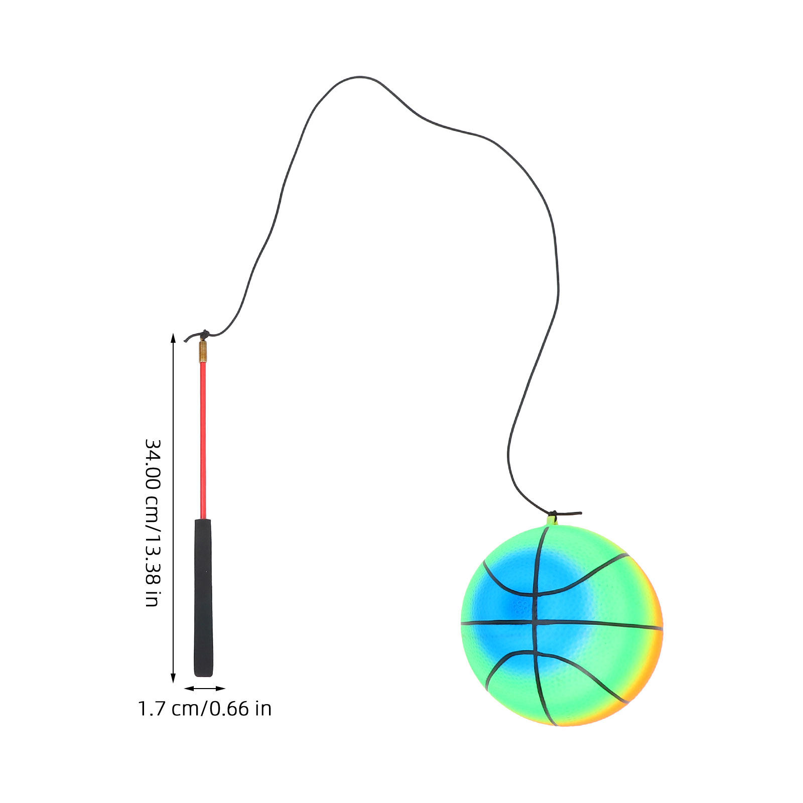2 sets regenboogkleurige conne - Exercise Ball Stability recensie en prijs