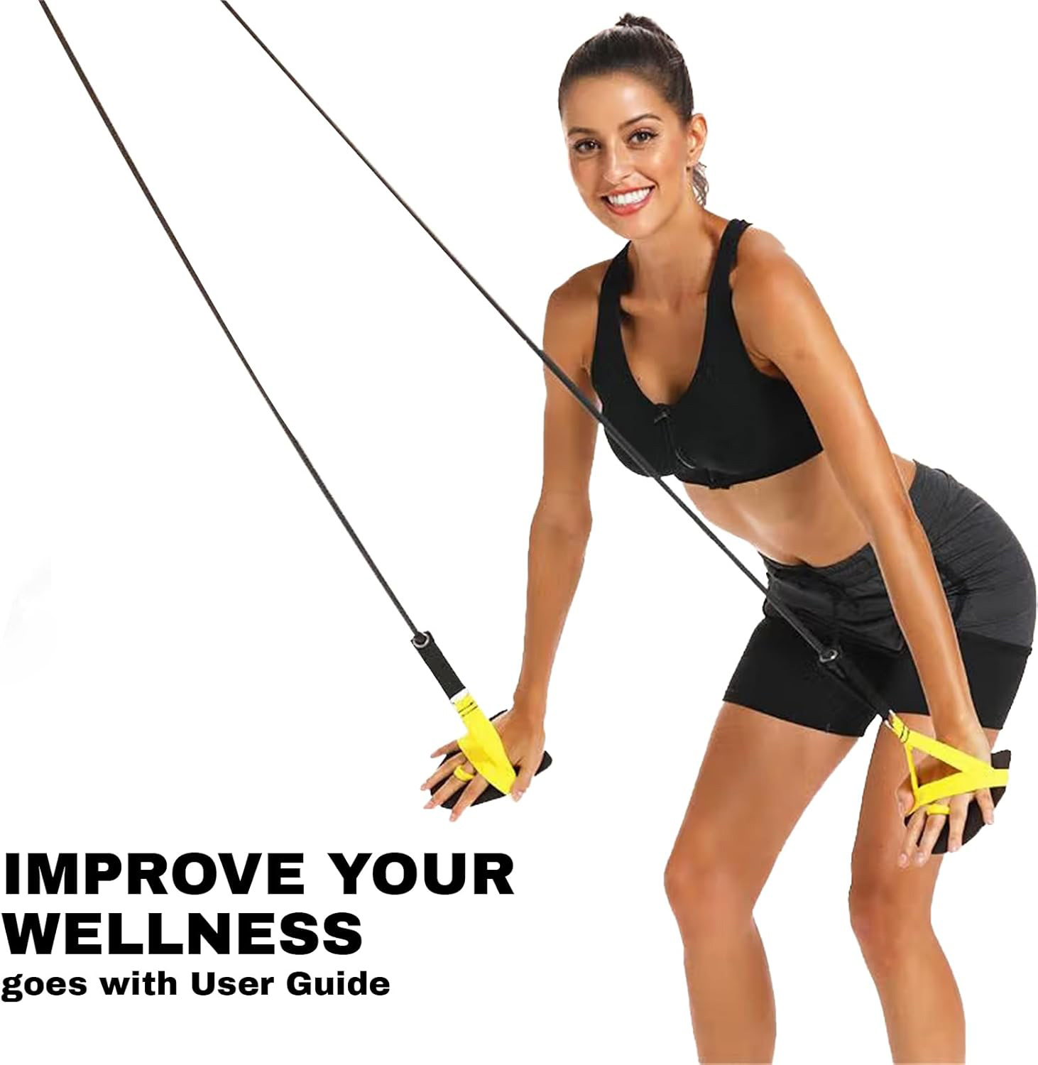 Zwemweerstandsbandset met hand - Suspension Trainer Trx recensie en prijs
