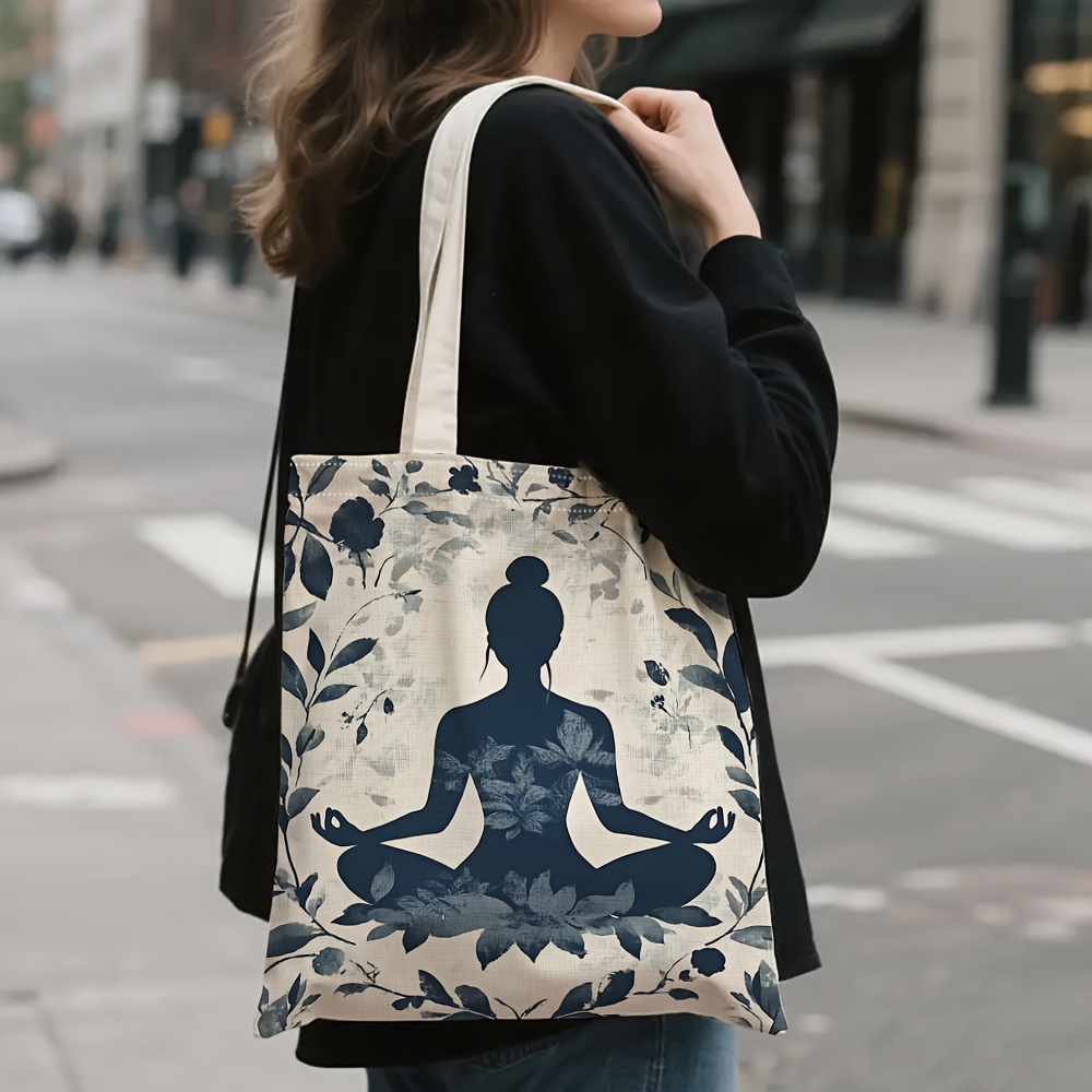 1-delige canvas schoudertas me - Yoga Fitness Holiday recensie en prijs
