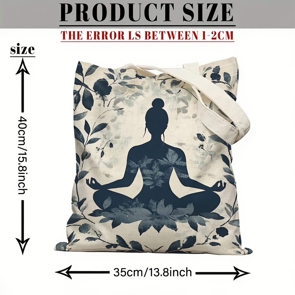 1-delige canvas schoudertas me - Yoga Fitness Holiday recensie en prijs