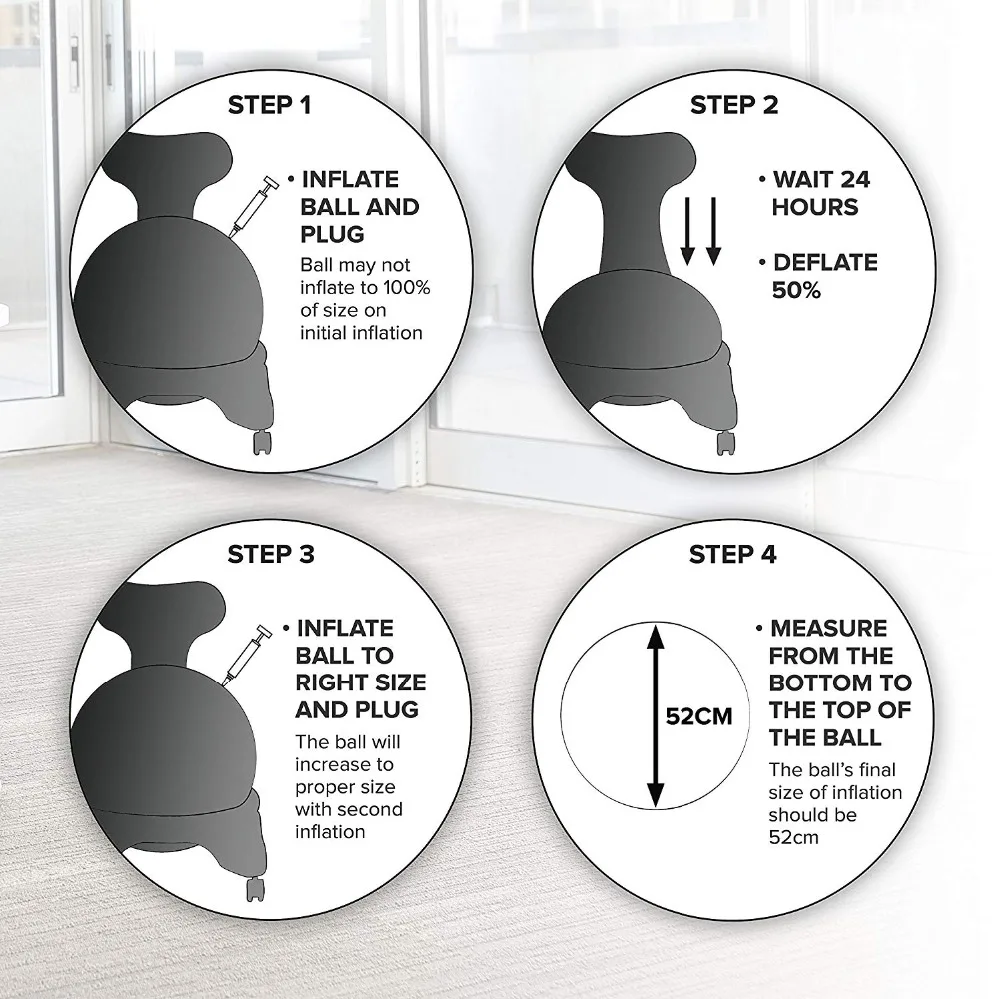 Balance Ball Chair Oefenstoel  - Exercise Ball Stability recensie en prijs